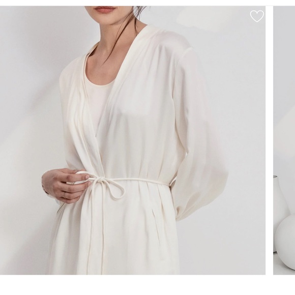 Lunya Long Silk Robe - Picture 4 of 4